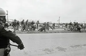 Selma Prints: State Troopers Controlling Civil Rights Marchers