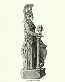 Greek Mythology Decor Prints Gallery: Statue of Athena Parthenos