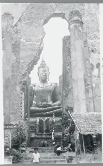 Ayutthaya Prints: Statue of Buddha