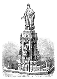 Czech Republic Gallery: Statue of Charles IV in Prague