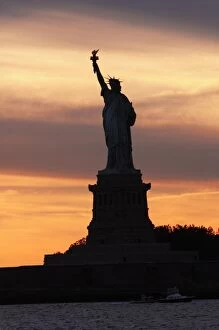 Liberty Enlightening the World Collection: Statue Of Liberty at Sunset