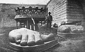 Toes Prints: Statue Of Liberty Toes And Torch