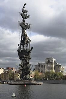 David Clapp Photography Collection: statue, monument, huge, enormous, structure, man made structure, Peter the Great