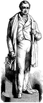 Prints of Scanned directly from The Illustrated London News, Saturday December 18, 1852 The Illustrated London News (ILN) Prints: Statue of railway pioneer George Stephenson The Illustrated London News