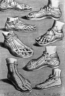 Sandal Prints: Statue Sandals