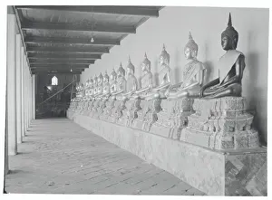 Bangkok Prints: Statues in Bangkok Court