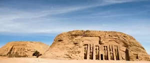 Images Dated 16th April 2016: The statues of Rameses II, Abu Simbel, Egypt