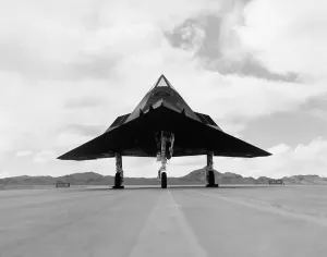 Fast Prints: Stealth Fighter On Runway