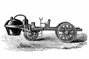 Images Dated 9th March 2016: Steam and gas vehicles