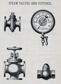 Steam Gauge, Valve And Fitting
