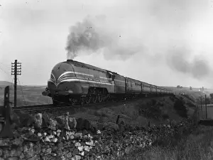 Train Rail Prints: Steam Locomotive