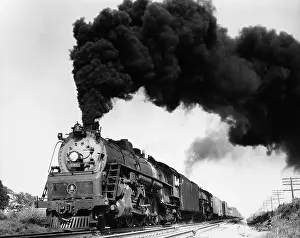 Smokestack Prints: Steam Locomotive