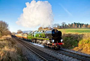 Steam Train, pulling the Orient Express