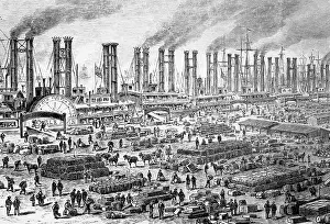 Everyday Scene Prints: Steamboats at Port of New Orleans
