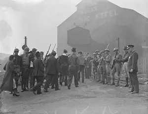 Steel Workers Returning to Work During Strike