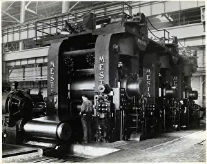 Heavy Prints: Steel Works; Huge Steel-Rolling Machine