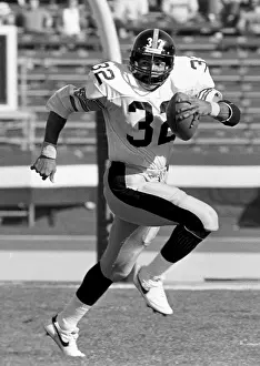 Pittsburgh Steelers Prints: Steelers RB Franco Harris during playoff game 1984