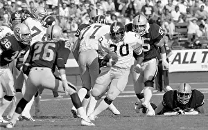 Pittsburgh Steelers Prints: Steelers RB Frank Pollard against LA Raiders