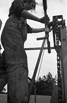 Unusual Angle Prints: Steering A Combine