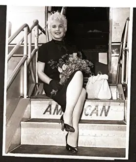 Stella Stevens Posing for Photo