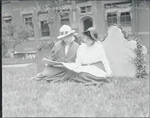Blouse Prints: Stenographers Spending Lunch Hour in Trinity Church Yard
