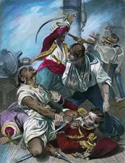Stephen Decatur Fighting Algerian