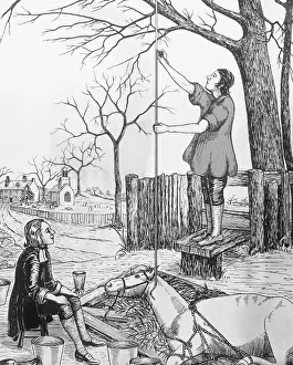 Stephen Hales Measuring Horse's Blood Pressure