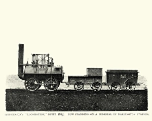 Images Dated 24th January 2017: Stephensons Locomotion steam train
