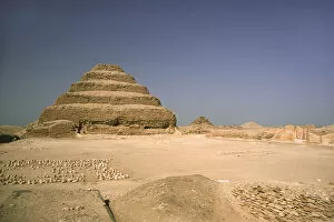 Images Dated 9th July 2015: The stepped Pyramid of Djoser at Saqqara, Egypt