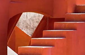 Shadow Prints: Steps on a building, Jantar Mantar