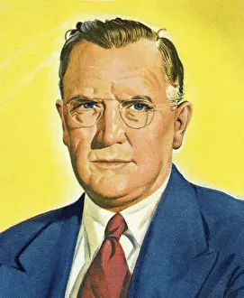 Stern Looking Man in Suit