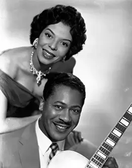 Acr071588 Prints: Steve Gibson And Damita Jo Portrait