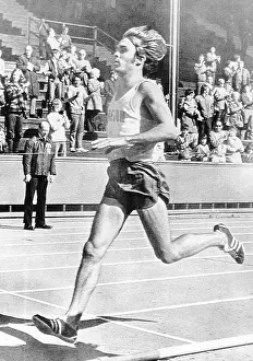 Eugene Prints: Steve Prefontaine Crossing Finish Line