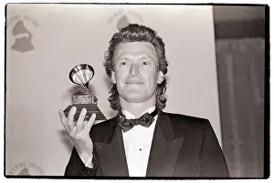 Shouting Prints: Steve Winwood Posing at the Grammys