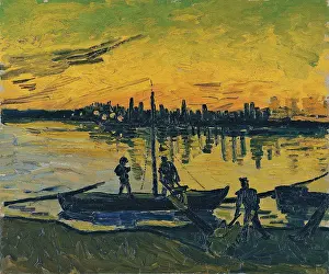 Prints of The Stevedores in Arles, 1888. Found in the collection of the Thyssen-Bornemisza Collections. (Photo by Fine Art Images/Heritage Images/Getty Images) Echoes of Genius: Timeless Reproductions of a Master’s Vision: The Stevedores in Arles, 1888. Artist: Gogh, Vincent, van (1853-1890)