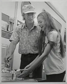 Durango Prints: Steven Ford and Diane Lane Eating Cake