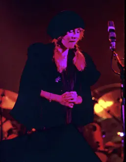 Prints of OCTOBER 1977: Singer Stevie Nicks of the rock and roll group Fleetwood Mac performs onstage in October 1977. (Photo by Michael Ochs Archives/Getty Images) Go Your Own Way: A Visual Celebration of Rock’s Most Enchanting and Enduring Band: Stevie Nicks Performing