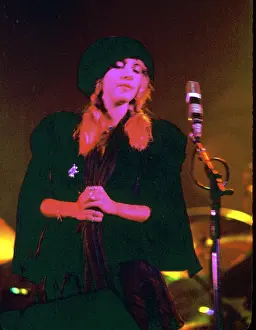 Prints of OCTOBER 1977: Singer Stevie Nicks of the rock and roll group Fleetwood Mac performs onstage in October 1977. (Photo by Michael Ochs Archives/Getty Images) Go Your Own Way: A Visual Celebration of Rock’s Most Enchanting and Enduring Band: Stevie Nicks Performing