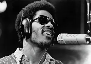 Stevie Wonder In the Studio