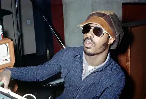 Stevie Wonder In The Studio