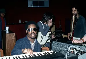 Prints of R&B musician Stevie Wonder in the recording studio circa 1972. (Photo by Michael Ochs Archives/Getty Images) Visions of Wonder: Iconic Moments Captured: Stevie Wonder In The Studio