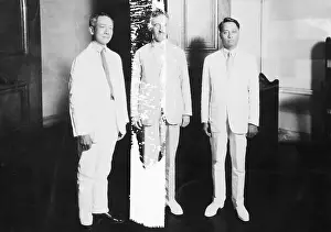 Manila Prints: Stimson And Osmena Of Philippines