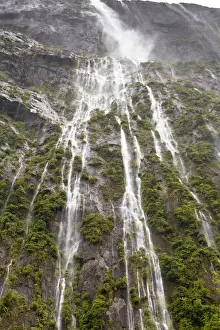 Southland Prints: Stirling Falls, 155m, in Milford Sound