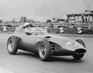 Stirling moss racing His Car