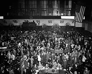 Stock Exchange Listening to Declaration of War