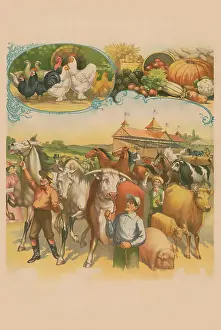Bull Prints: Stock Stock Farm Show Poster
