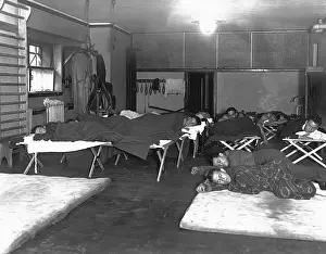 Stock Traders Sleeping after 1929 Crash