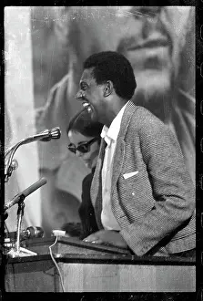 Stokely Carmichael Addresses Paris Rally