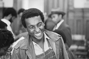 Stokely Carmichael Smiling at Press Conference