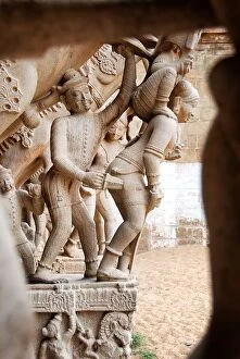 India Gallery: Stone carving Ranganathaswamy temple in Srirangam